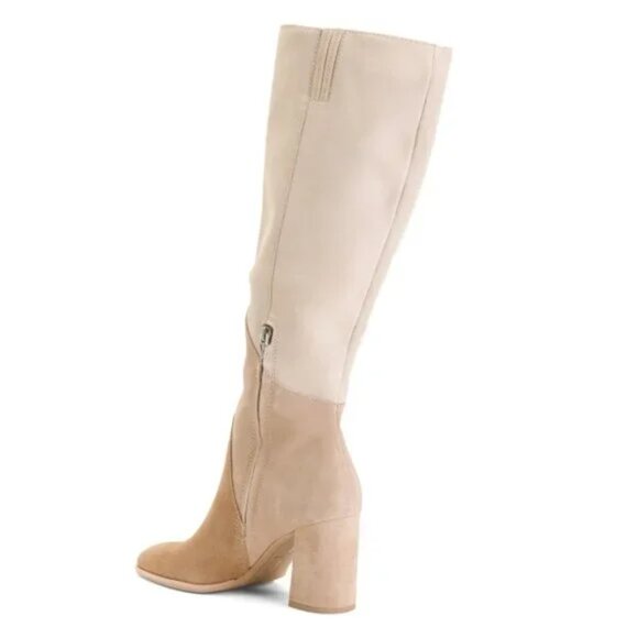 NEW DOLCE VITA Suede Flin High Shaft Boots Dune 864mn - Picture 3 of 3